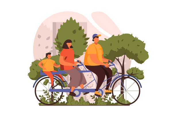 健康家庭网的平面设计理念图片下载