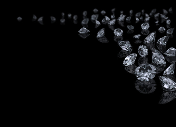 菱形背景与空间的文本。三维渲染图片下载