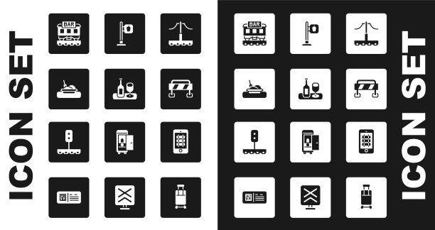 用玻璃餐盘装铁路酒瓶图片下载