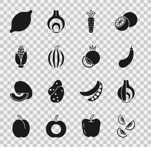 西红柿，洋葱，茄子，胡萝卜，西瓜图片下载