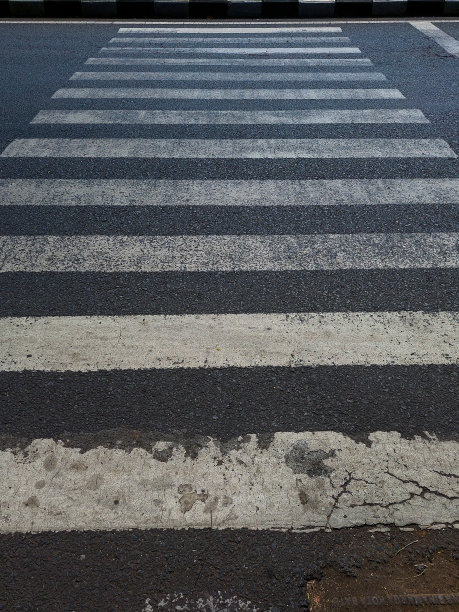 黑白斑马线图片下载