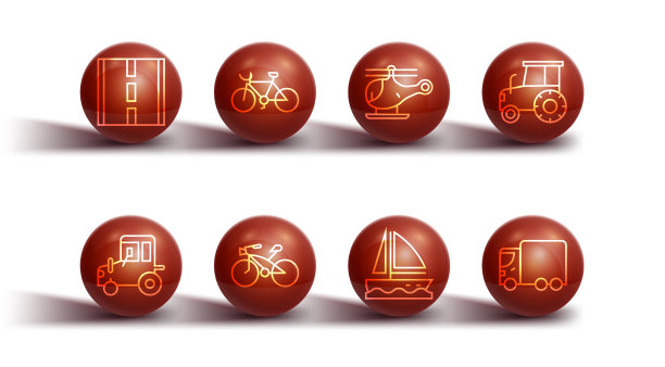 集线公路拖拉机游艇帆船自行车图片下载