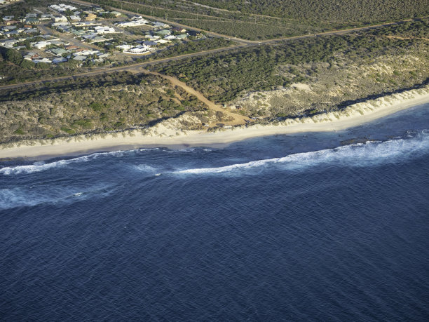 西澳卡尔巴里的鸟瞰图图片下载