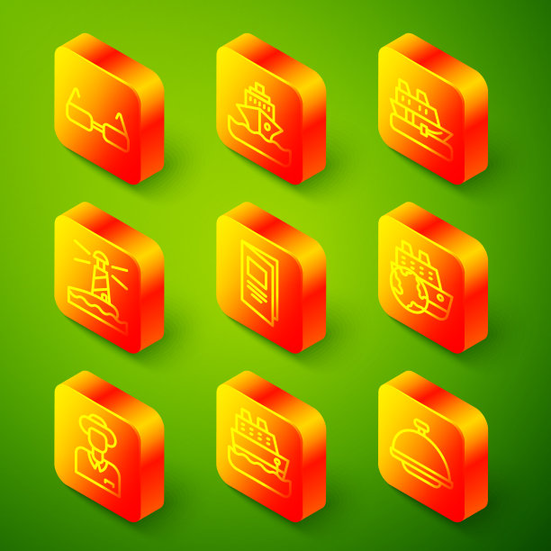 套线眼镜邮轮灯塔图片下载