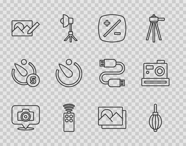 设定线式摄影机吹尘曝光图片下载