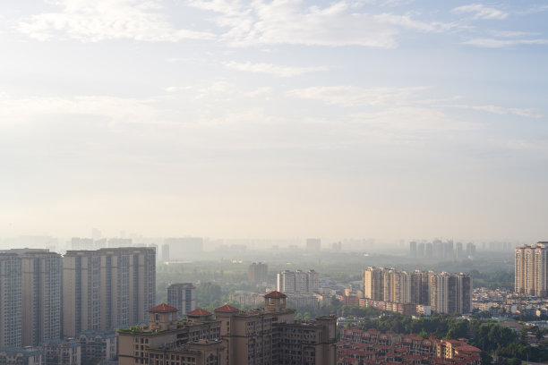 黄昏的现代城市图片下载