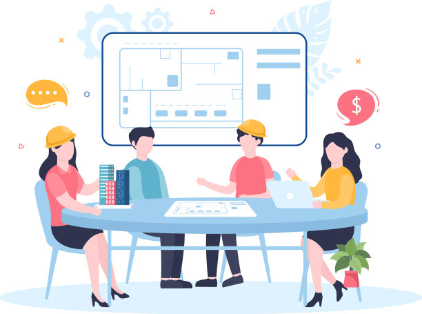 建筑师或工程师卡通使用图片下载