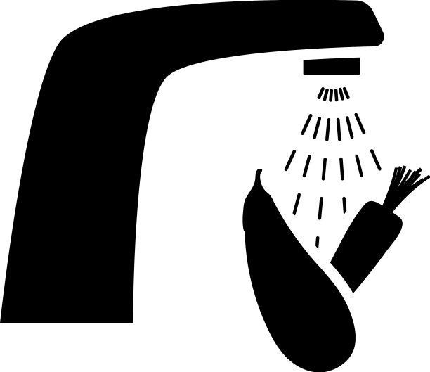 洗涤食品卫生标志图片下载