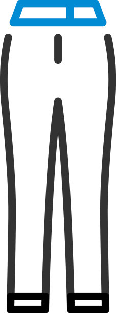 商务女性裤装图标图片下载