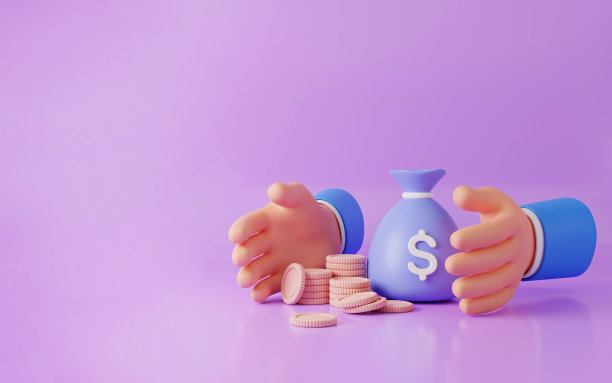 手拿钱袋带硬币，理财投资理念，省钱图片下载