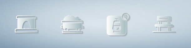 铁路隧道煤运列车上线图片下载