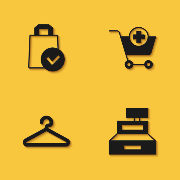 设置纸质购物袋收银机图片下载