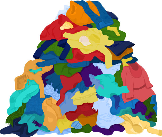 脏衣服堆组成图片下载
