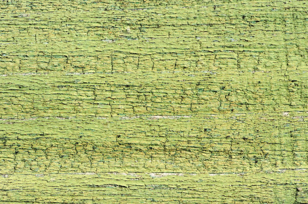 木板上的绿色剥落漆图片下载