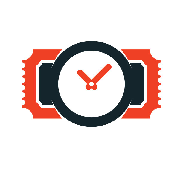 票务时间标志模板设计图片下载