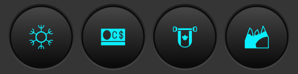 设雪花加元旗加和图片下载