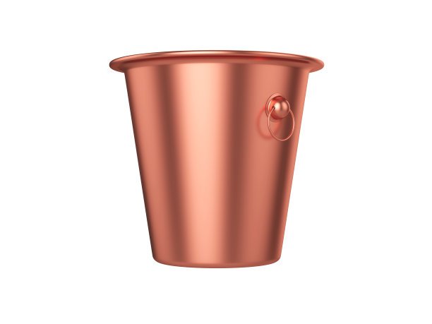 桶隔离在白色背景，3D渲染图片下载