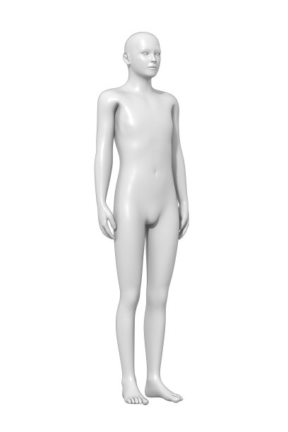 男人，人类的男性身体，3D图片下载