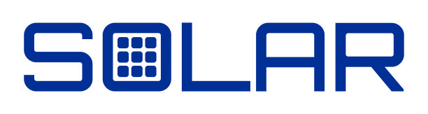 太阳能字与太阳能电池板为O字母。图片下载