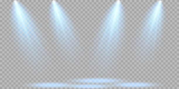 向量的聚光灯。现场。光的效果。发出光的效果。矢量插图。图片下载