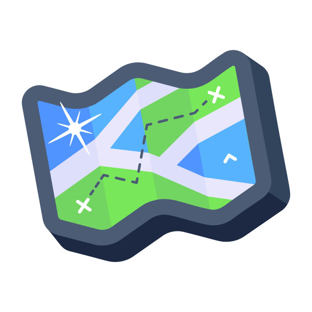 检查这个平面图标设计的地图图片下载