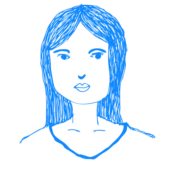 手绘人物涂鸦图标标志符号设计图片下载