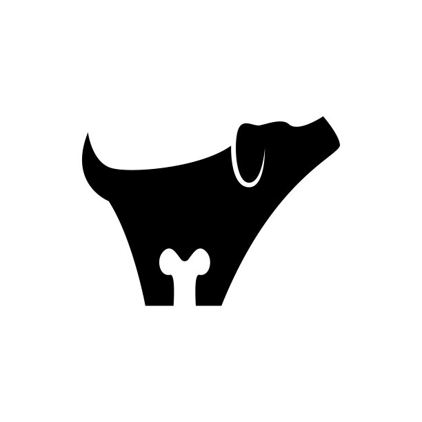 动物狗宠物食物骨骼轮廓图形图片下载