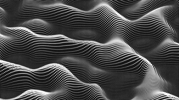 点波噪声纹理。抽象点的背景。网络技术背景。图片下载