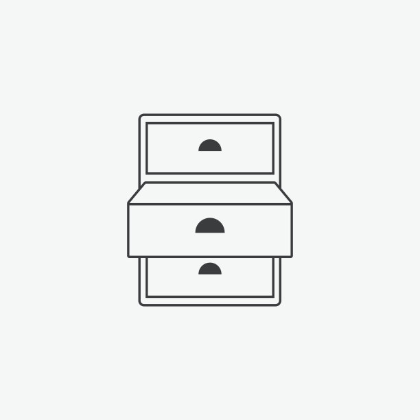 抽屉矢量图标图片下载