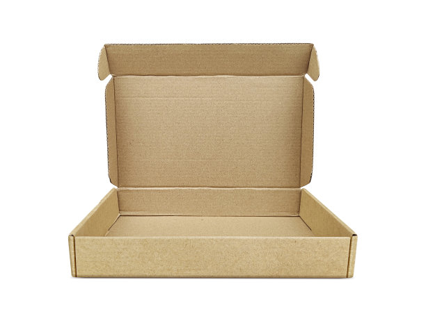 白色背景的棕色纸板箱图片下载