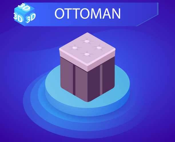 奥斯曼等距设计图标网页3d彩色图片下载