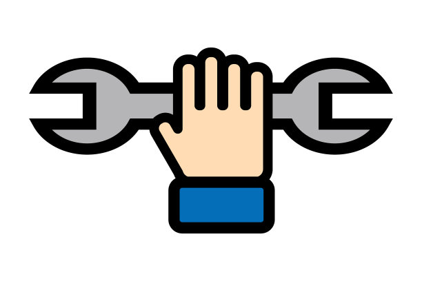 手握扳手的图标图片下载