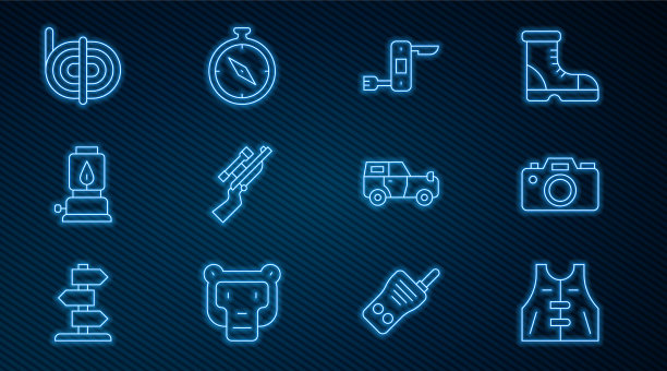 套线打猎夹克照片照相机瑞士军队图片下载