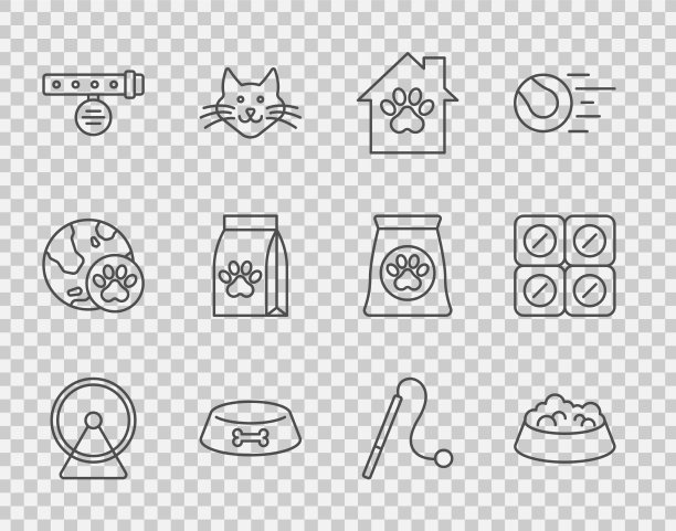 设置线仓鼠轮宠物食物碗猫或图片下载