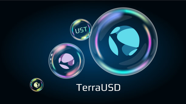 稳定币terrausd代币符号肥皂泡沫图片下载