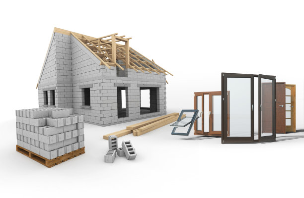 正在施工的家与门窗目录图片下载