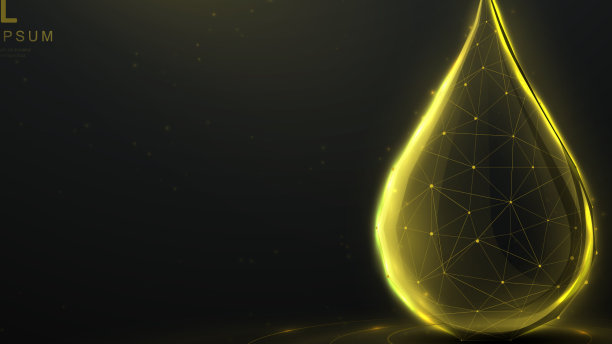 水滴飞溅油化妆品油形成线条图片下载