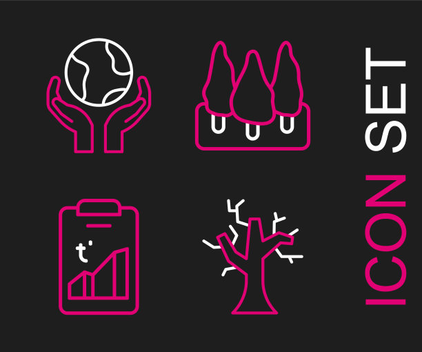 集线枯树全球变暖森林和图片下载