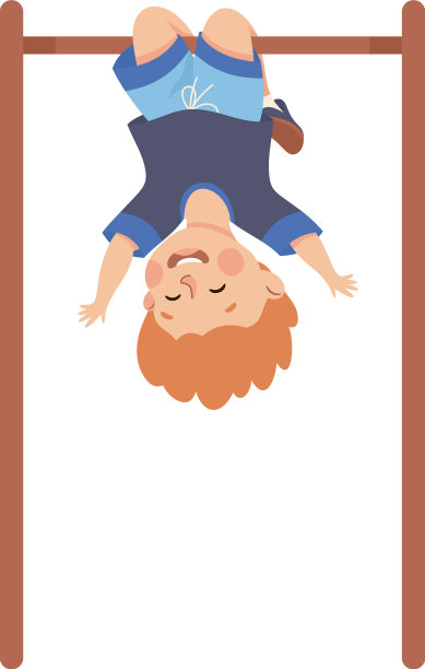 小男孩从事悬挂体育教育图片下载