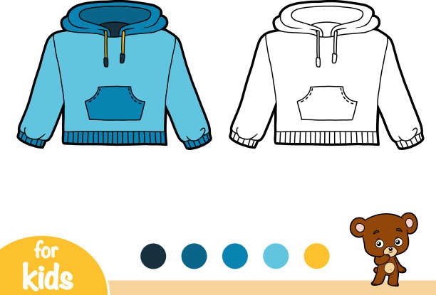 彩色书套头衫图片下载