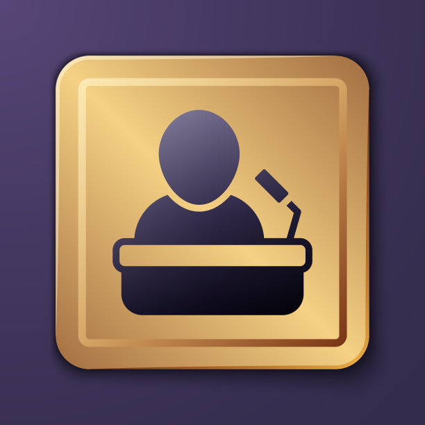 紫色扬声器图标孤立在紫色背景上图片下载