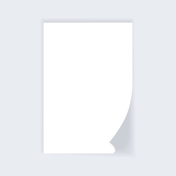 空白的纸模型图片下载