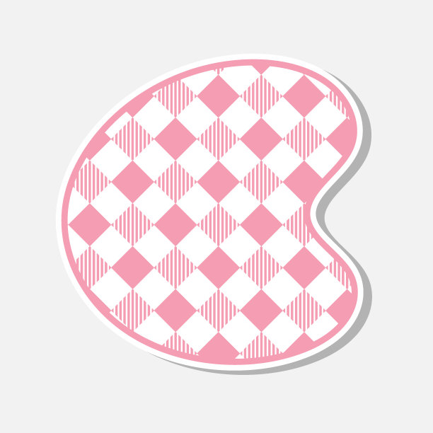 手工拼贴纺织字体。可爱的纺织字体剪贴簿或拼贴设计。拼贴字母，为您的装饰与vicy图案。图片下载