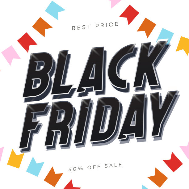 矢量黑色星期五横幅模板现代风格图片下载