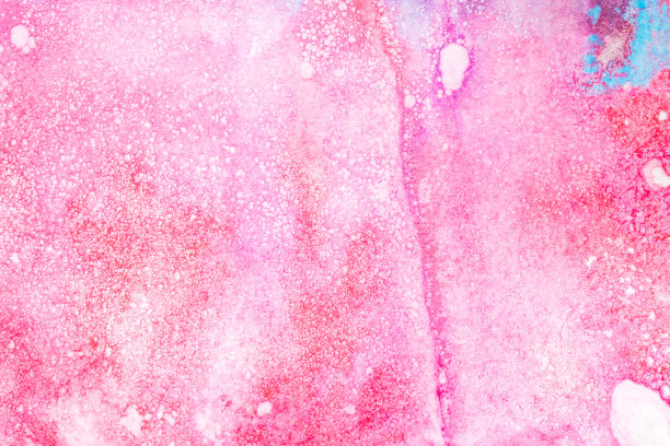抽象的粉色水彩画纸背景纹理图片下载