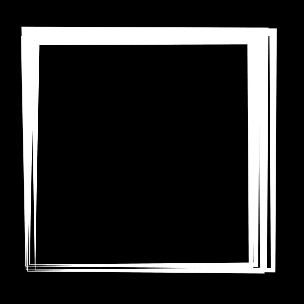 随机方形轮廓框边界元图片下载