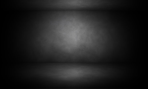 三维黑暗的混凝土房间背景图片下载