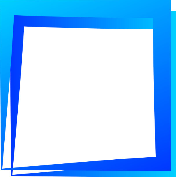 随机方形轮廓框边界元图片下载