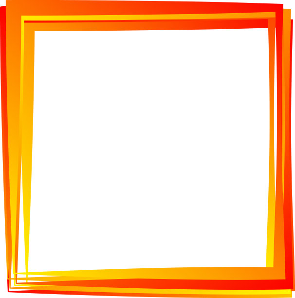 随机方形轮廓框边界元图片下载