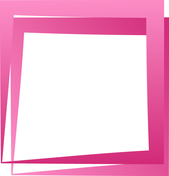 随机方形轮廓框边界元图片下载